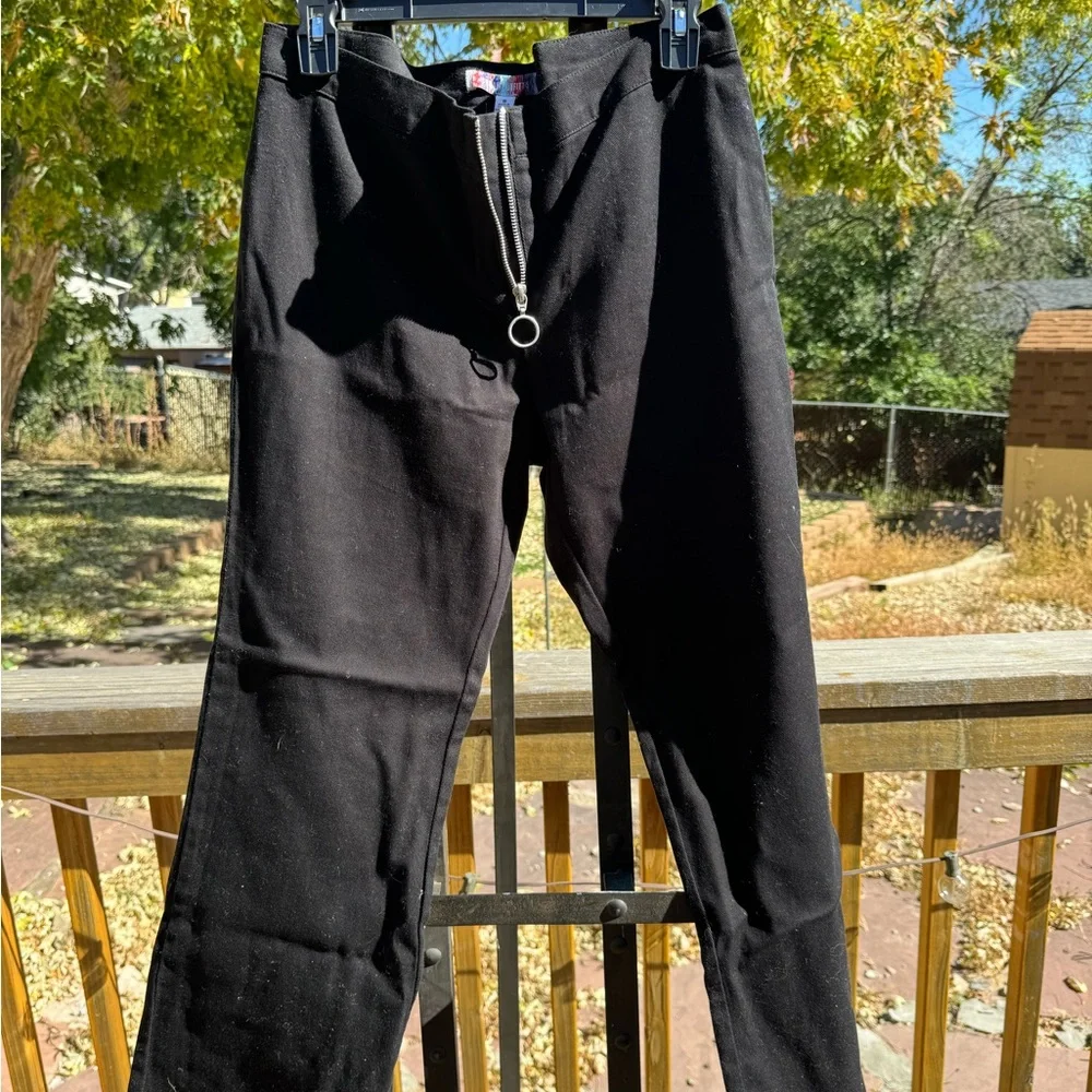 Urban Outfitters Liana Low Rise Zip Fly Kick Flare Pants - Picture 5 of 7